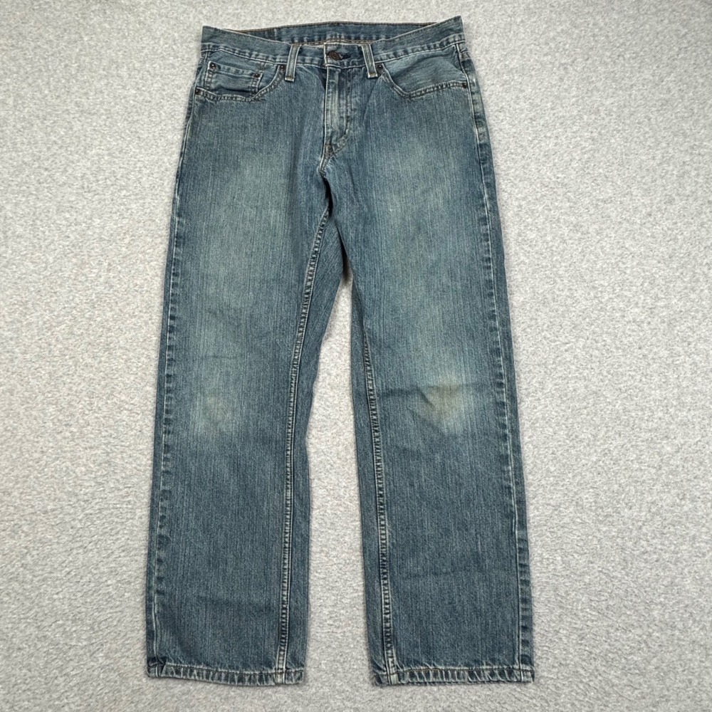 Levis 559 Relaxed Straight Jeans Mens 32x30 Blue Medium Wash Denim 00559-0733